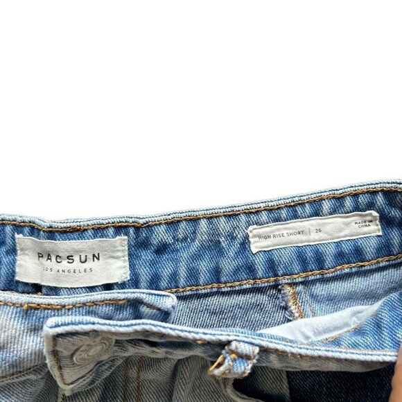 PACSUN Blue denim shorts - Picture 3 of 7